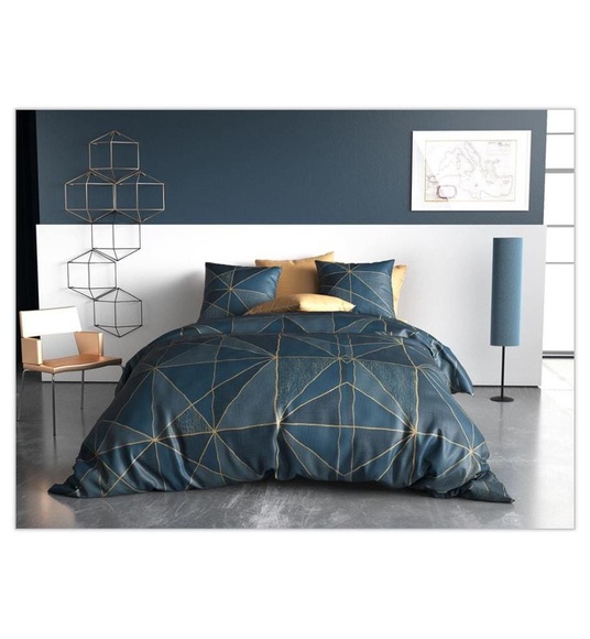Home - Duvetbezug 260x240 cm + 2 Kopfkissenbezüge 63x63 cm - Multicolor