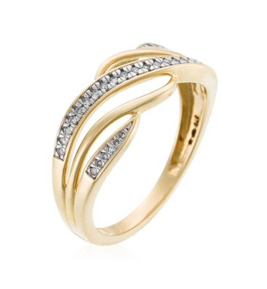 Accessory - Ring Beautiful Waves - Gold