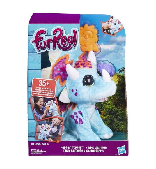 Hasbro - Plüschtier FurReal Topper, mein Baby-Triceratops