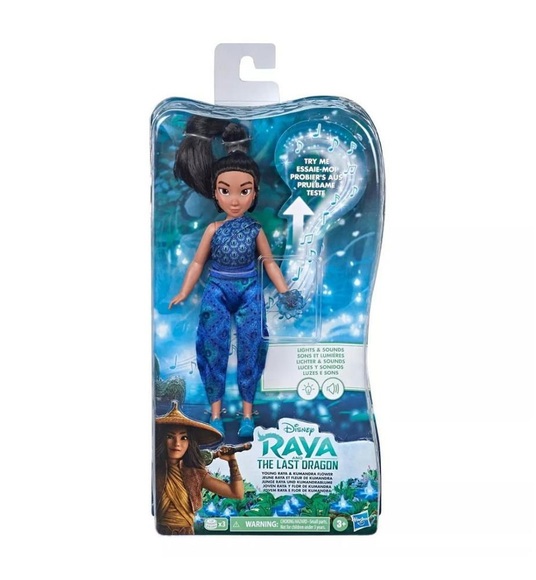 Hasbro - Disney Princesse - Raya Et Le Dernier Dragon - Jeune Raya Et Fleur De Kumandra