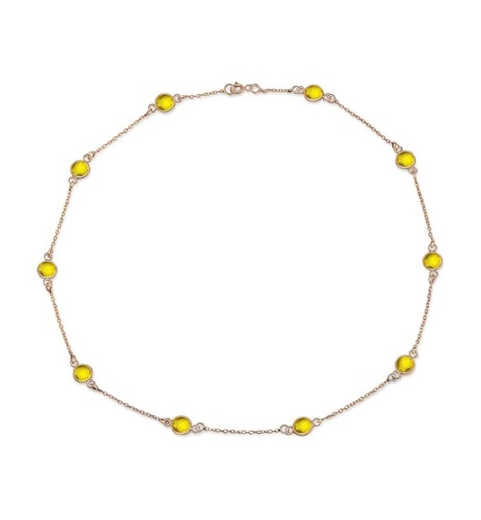 Ailoria - Halskette Lavande - Gold und Gelb