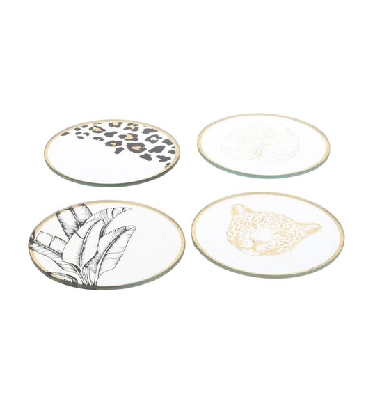 Cmp - 4er-Set Glasuntersetzer - Multicolor