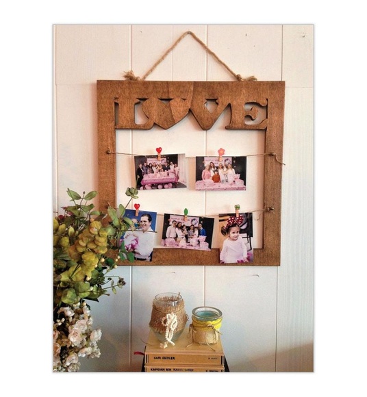 Home - Fotorahmen Love - Braun