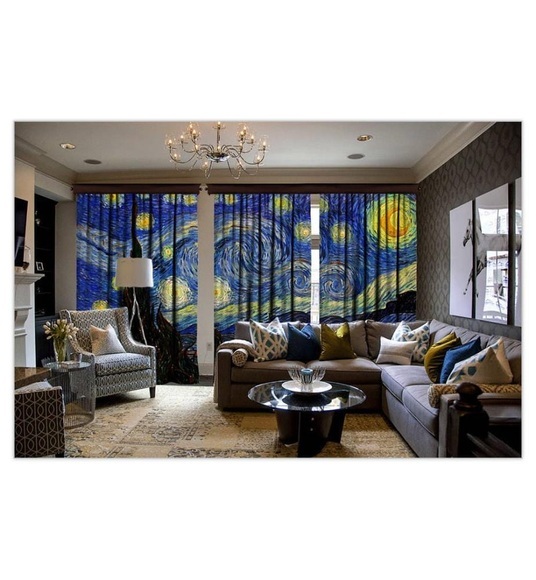 Home - 3er-Set Vorhänge - 140 x 260 cm