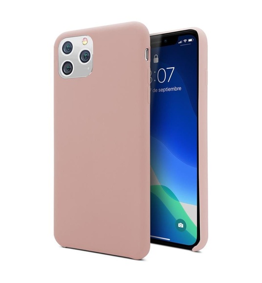 Unotec - Rosa Weiche Tasche kompatibel mit iPhone 11 Pro