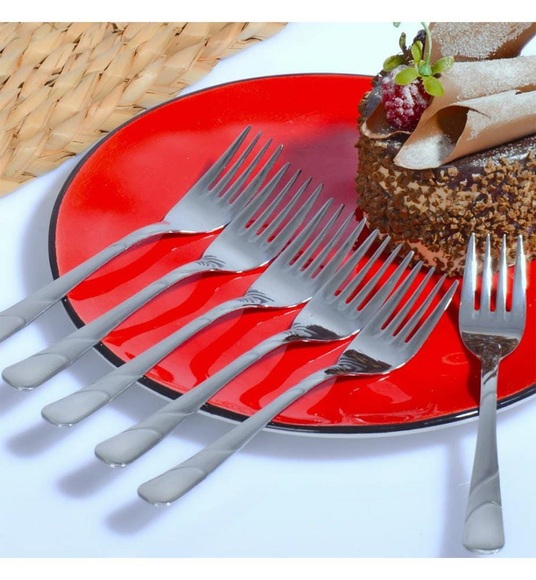 Home - 6-teiliges Gabel-Set - Silber