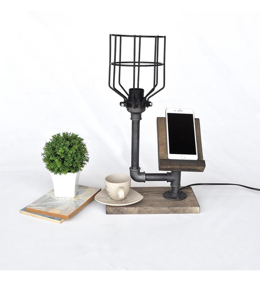 Home - Tischlampe E27 - Schwarz