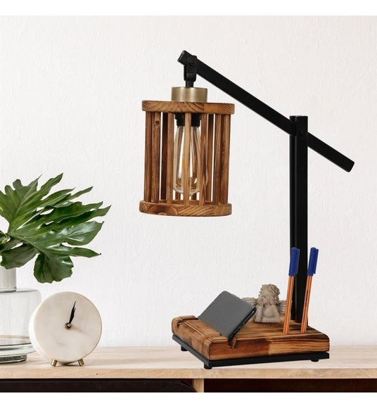 Home - Tischlampe - Holz