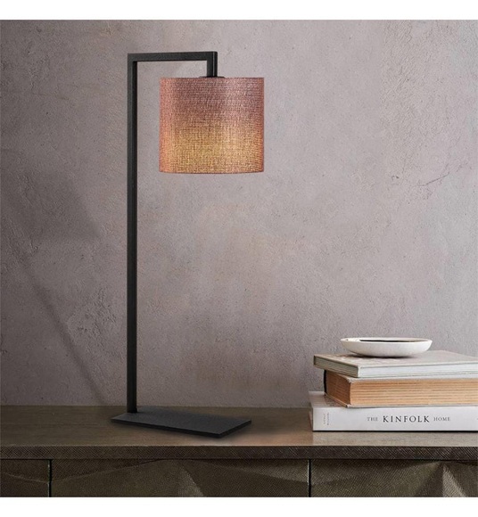 Home - Tischlampe Profil - Braun und Schwarz