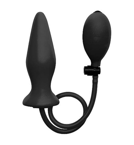 Shots - Aufblasbarer Anal Plug Ouch - Schwarz