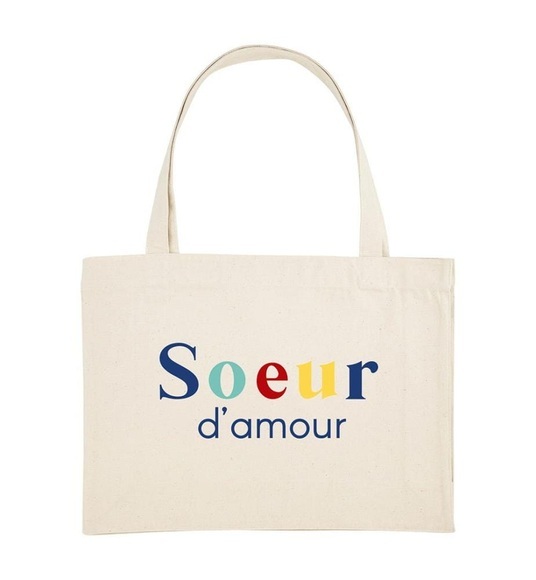 Katanga - Einkaufstasche Soeur D'Amour - Naturfarbe