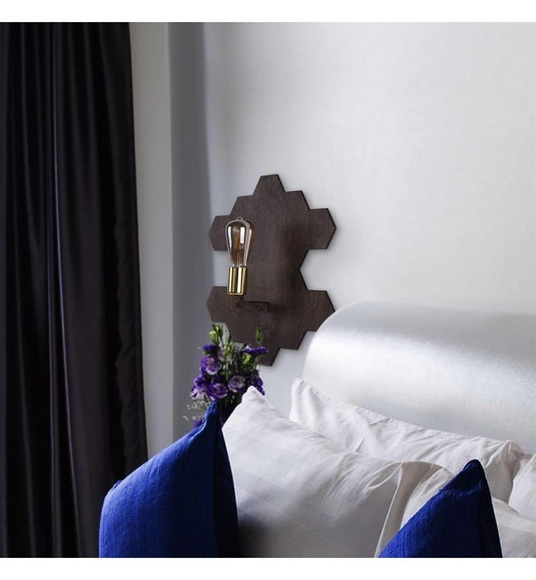Home - Wandlampe Petek - Schwarz