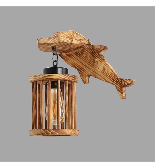 Home - Wandlampe Balik - Braun