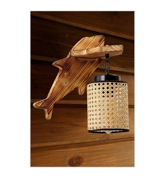 Home - Wandlampe Balik - Hellbraun
