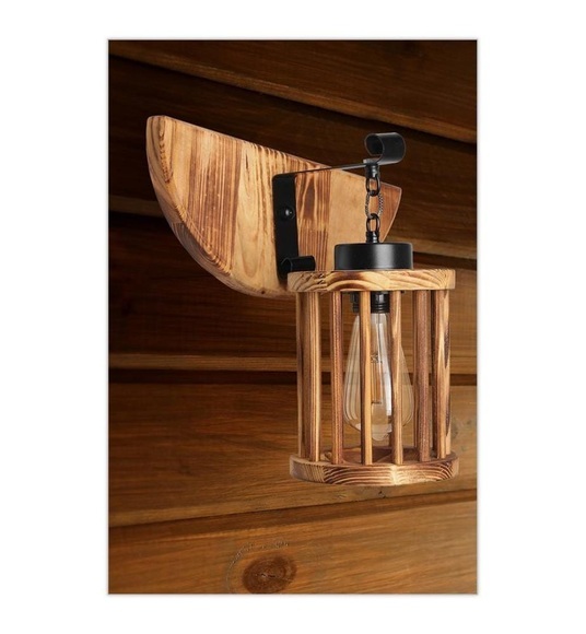 Home - Wandlampe Derin - Braun