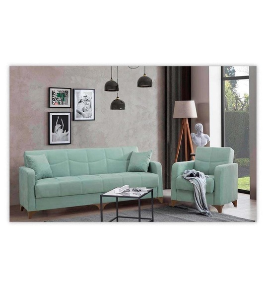 Home - Sessel und Sessel und Sofa Set Nello - Grün