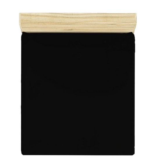 Home - Spannbetttuch - 140 x 190 + 25 cm - Schwarz