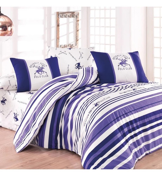 Beverly Hills Polo Club - 3-Teilige Bettwäschegarnitur 029 - 260 x 220 cm - Multicolor