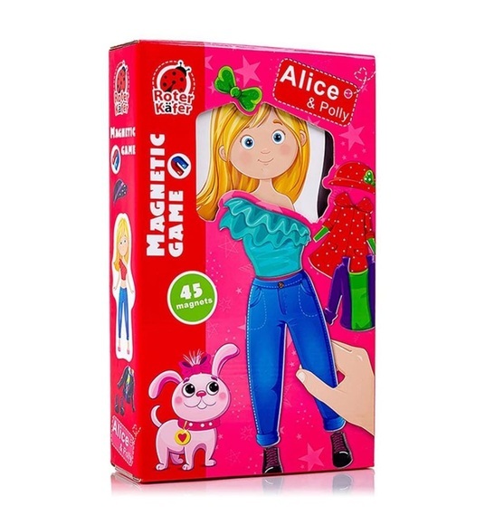 ROTER KÄFER - Magnetspiel Alice und Polly