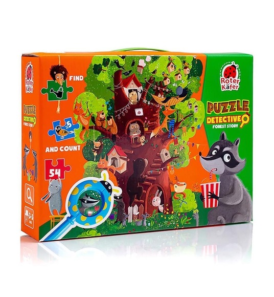 ROTER KÄFER - Detektivpuzzle Waldgeschichte