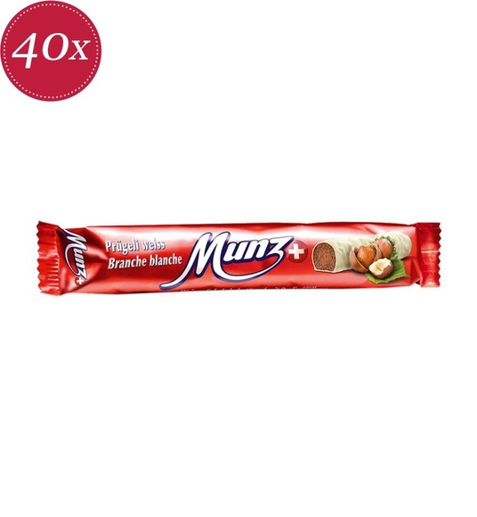 Munz - Prügeli Weisse Schokolade - 40 x 46 g