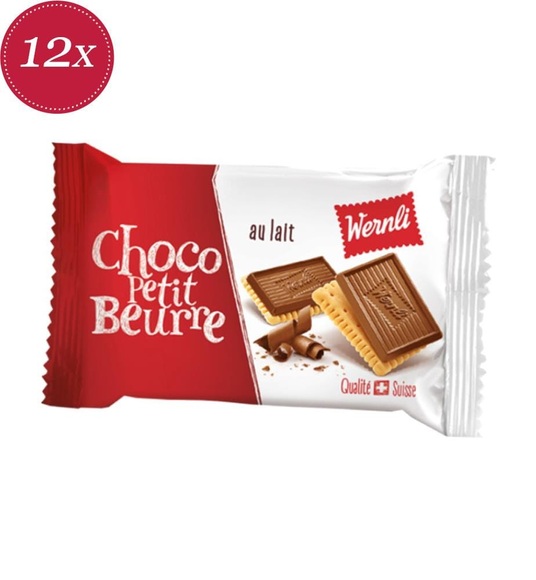 Wernli - Choco Petit Beurre Lait -12x 50 g