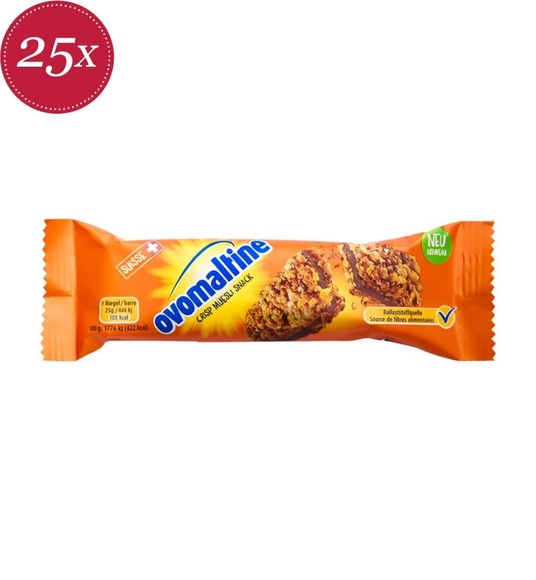 Ovomaltine - Crisp müesli snack - 25x 25g