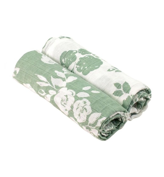 Bébé Au Lait - Kapuzenbadetuch Muslin Baby Space 0-24 Monate