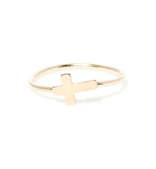 Accessory - Ohrringe Croix - Gold