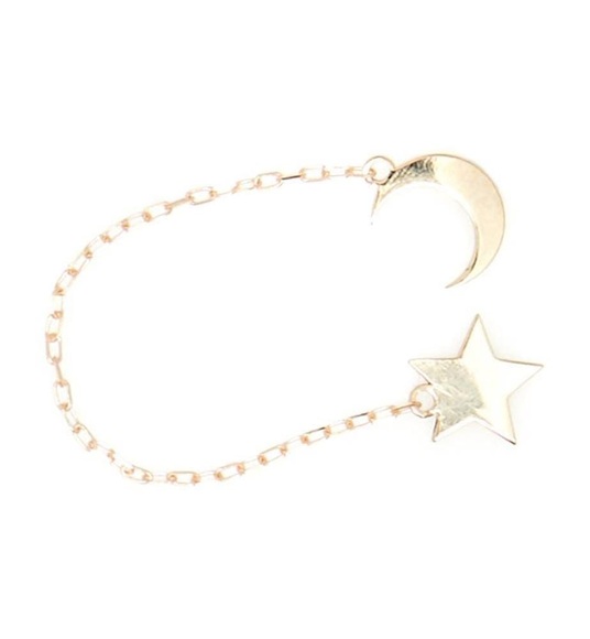 Accessory - Ear Cuff Lune et Etoile - Gold
