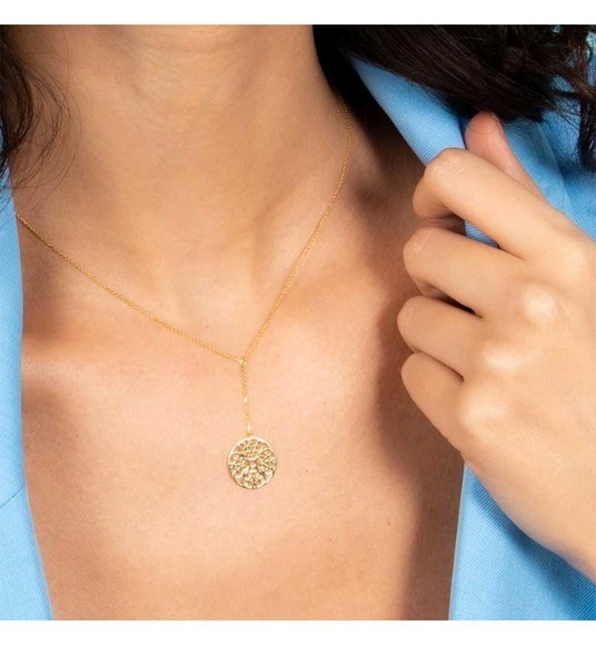 Accessory - Halskette aus Gold Rosace pendante - Gold