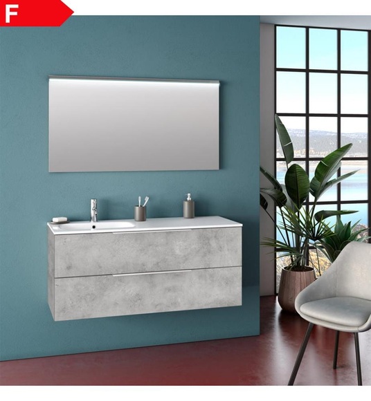 TFT - Home Furniture - Ensemble Becken SX 3-teilig MALMO - Zement
