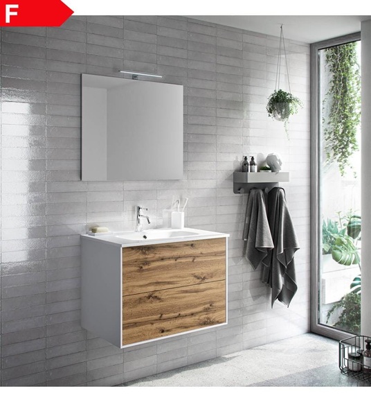 TFT - 4-Teiliges Ensemble Ago - Braun und Weiss - Weiss und Braun
