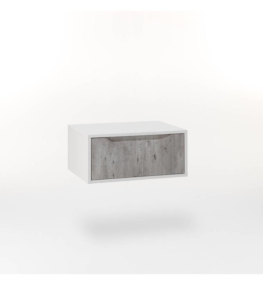 TFT - Waschbecken-Unterschrank Belsk - Weiss, Cement