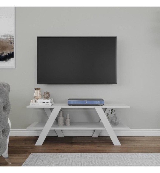 Home - TV-Möbel April - 120 x 45 x 33,1 cm - Weiss