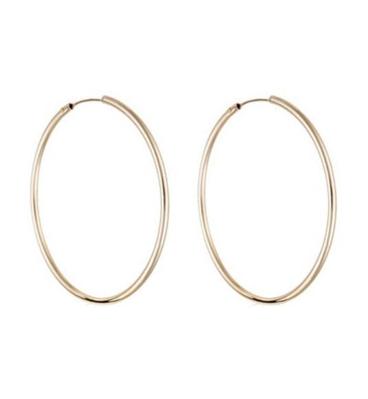 Accessory - Ohrringe aus Gold Créoles lisses - Gold