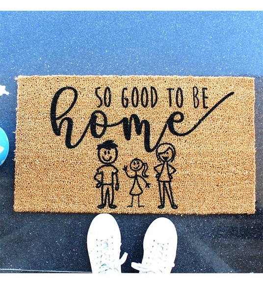 Home - Fussmatte So Good To Be - Beige und Schwarz