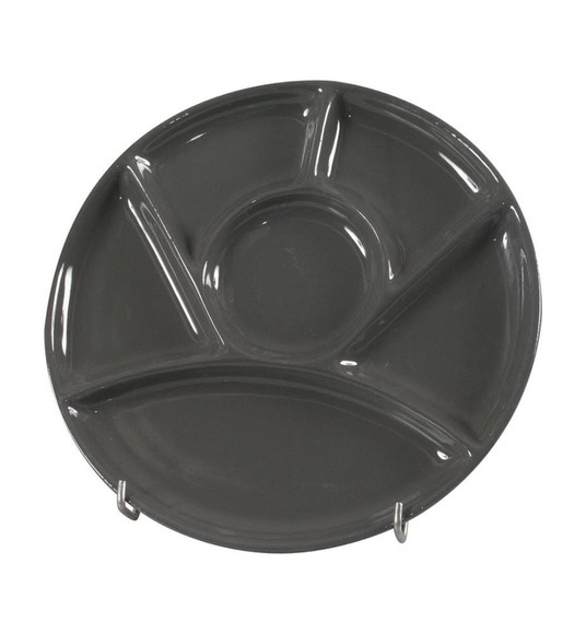 Nouvel - 6er-Set Fondue-Teller Ø 23 cm - Schwarz