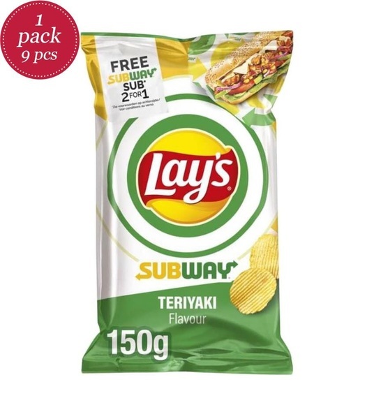 Wine & Gourmet - Chips Lay's Iconic Restaurant Subway Teriyaki - 0.15 kg