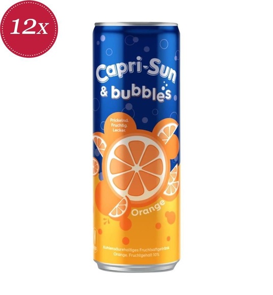 Capri Sun & bubbles Orange 12X33cl