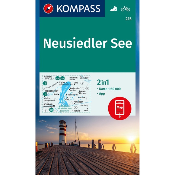Kompass Verlag WK 215 Neusiedler See