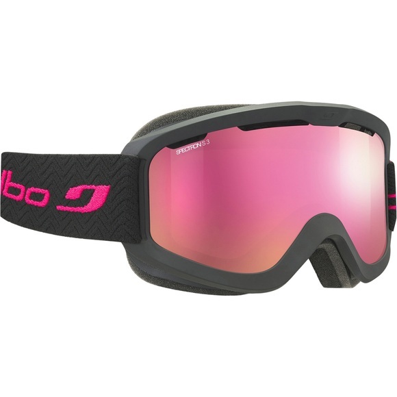 Julbo Skibrille June - Schwarz-Rosa, Silber Flash