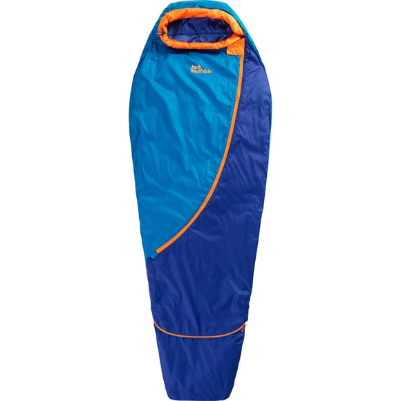 Jack Wolfskin Schlafsack für Kinder Grow UP Moonrise left active blue active blue