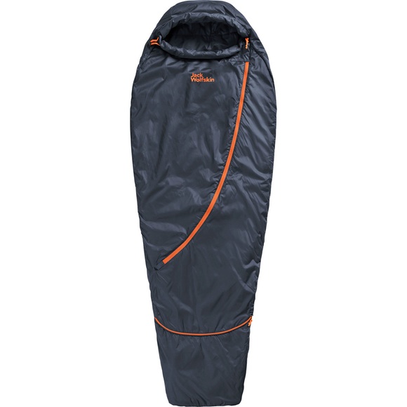 Jack Wolfskin Schlafsack für Kinder Grow UP Dreamer left blau night blue