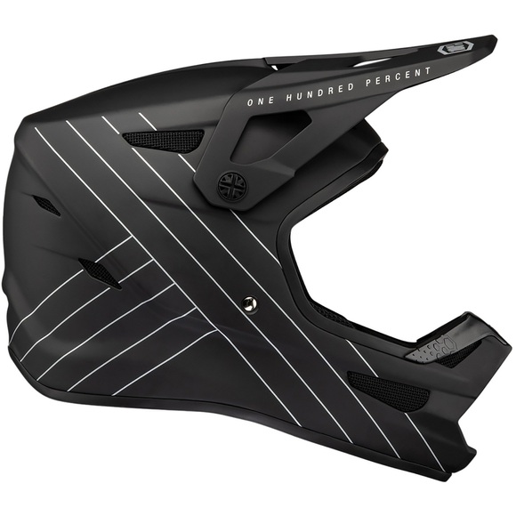 100% Status Helm Jugend schwarz 2022 M | 49-50cm Downhill Helme