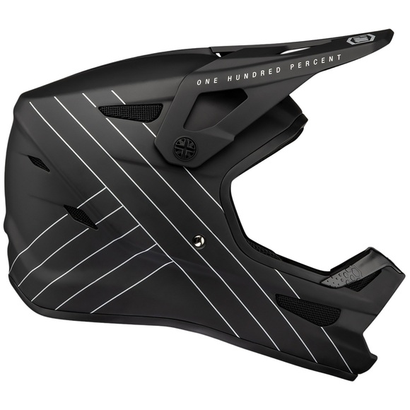 100% Status Helm schwarz 2022 XL | 61-62cm Downhill Helme
