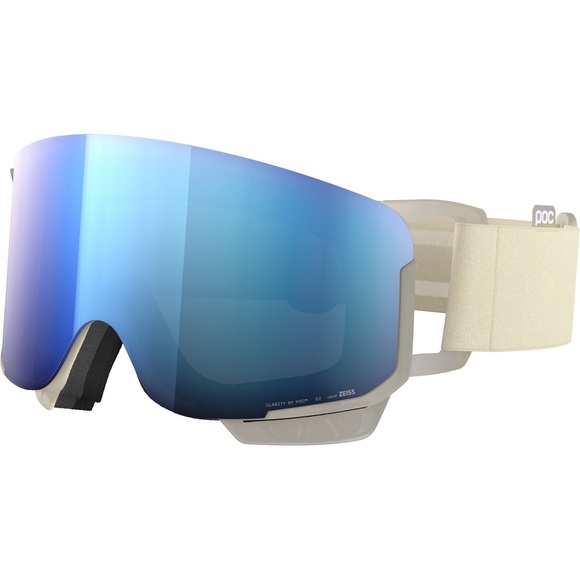 POC Nexal Mid Skibrille - Raw White/Partly Sunny Blue
