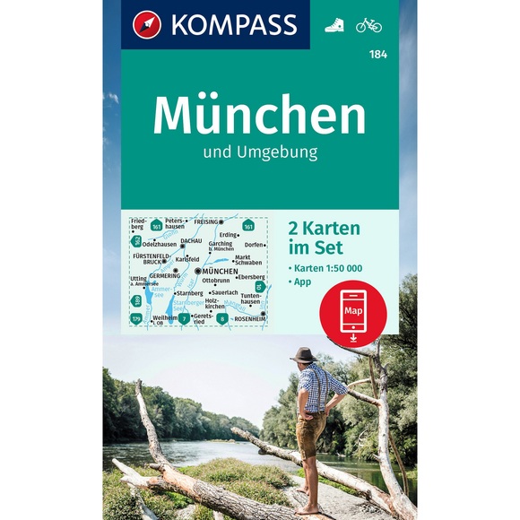 Kompass Verlag WK 184 München und Umgebung