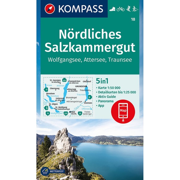 Kompass Verlag WK 18 Nördliches Salzkammergut