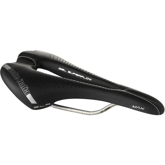 Selle Italia Max SLR Gel Superflow Saddle black L | 14,5cm 2019 Rennvelo Sättel
